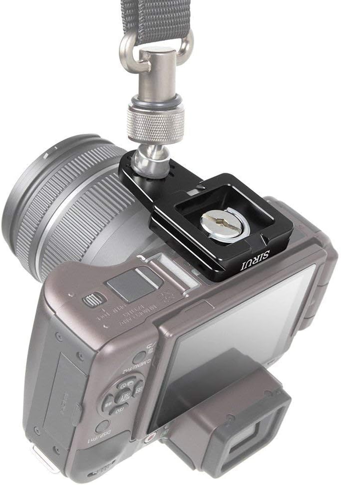 SIRUI AM-LP40 Quick Release Plate with Thread for Camera Strap Arca Swiss Compatible, Small, black, Klein - Image 5