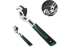 Groword 2PC Adjustable Wrench - Auto Size Adjusting, 0.6"-1.38" (7-35MM) Self-Adjusting Quick Wrench for Car, Bicycle & Plumbing Repairs
