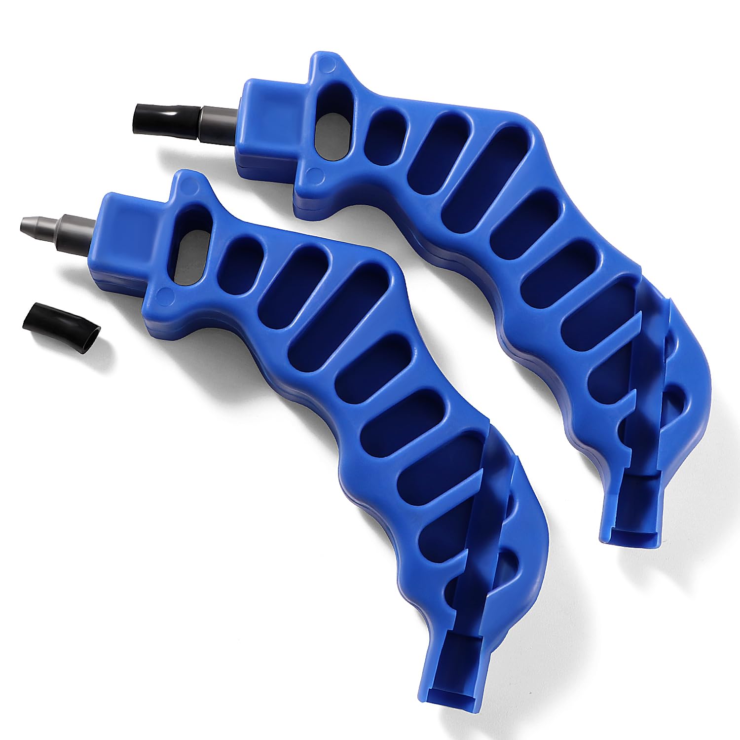 VooGenzek 2 in 1 Drip Irrigation Tubing Hole Punch, 4mm, 2 Holes, Blue, Plastic & Metal