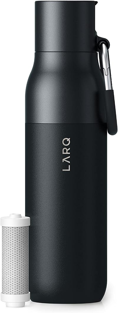LARQ Bottle Filtered 740ml Insulated Stainless Steel Obsidian Black