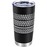 EHZYP Hidden Message Coffee Mug 20oz, Gift for Work Bestie, Funny Coffee Mug, Modern Coffee Lover Gift for Friends, Family, Coworkers (Black)