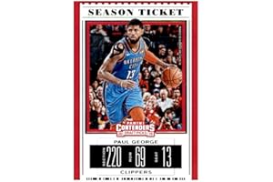 2019-20 Panini Contenders Draft Picks Season Ticket Variation #44 Paul George Los Angeles Clippers Basketball Card