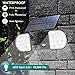 Bebrant Solar Lights Outdoor, 56 LED Motion Sensor Security Lights IP65 Waterproof Solar Flood Lights 360° Adjustable Double-Head Spotlights for Front Door Garden Yard Patio (2 Pack)