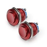 APIELE (Pack of 2) 19MM Momentary Push Button