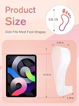 Deciniee Toe Nail Soaking Bowl 2Pcs Acetone Remover Spa Tool High Heel Clear PT view 7