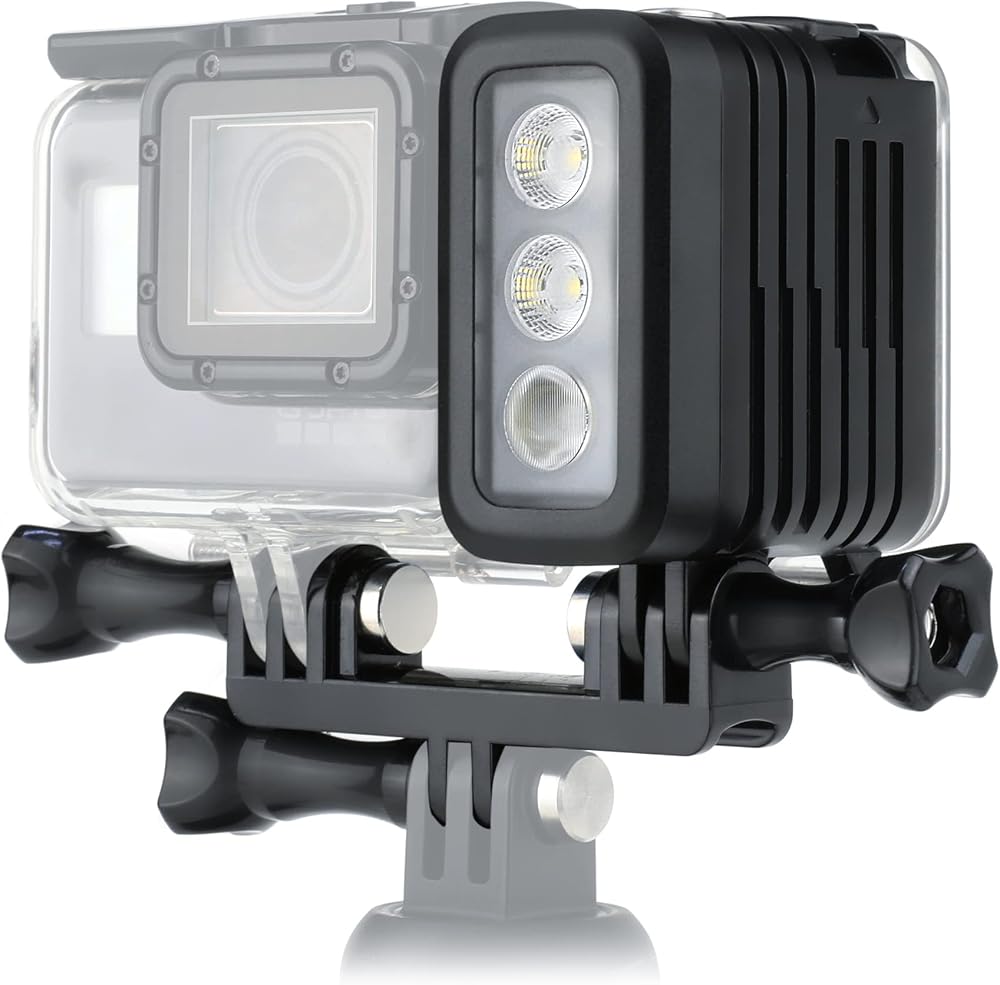 SOONSUN 450LM Rechargeable Waterproof Diving Light for GoPro DJI Osmo Action
