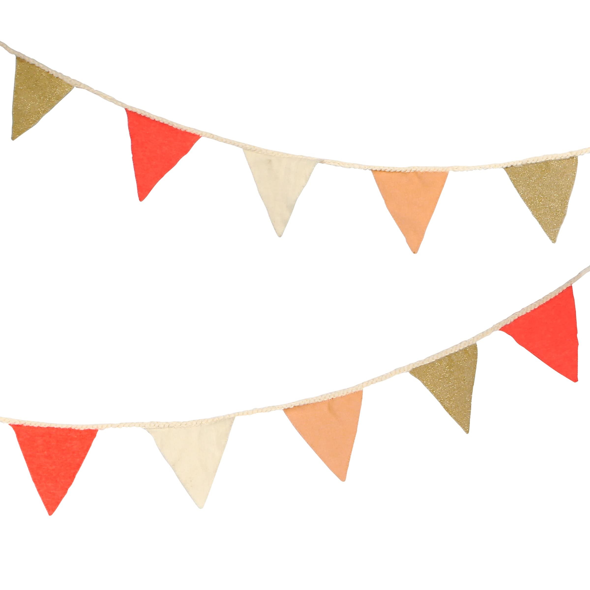 Meri Meri Pink Knitted Flag Garland (Pack of 1)