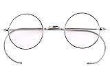 Agstum Retro Small Round Optical Rare Wire Rim