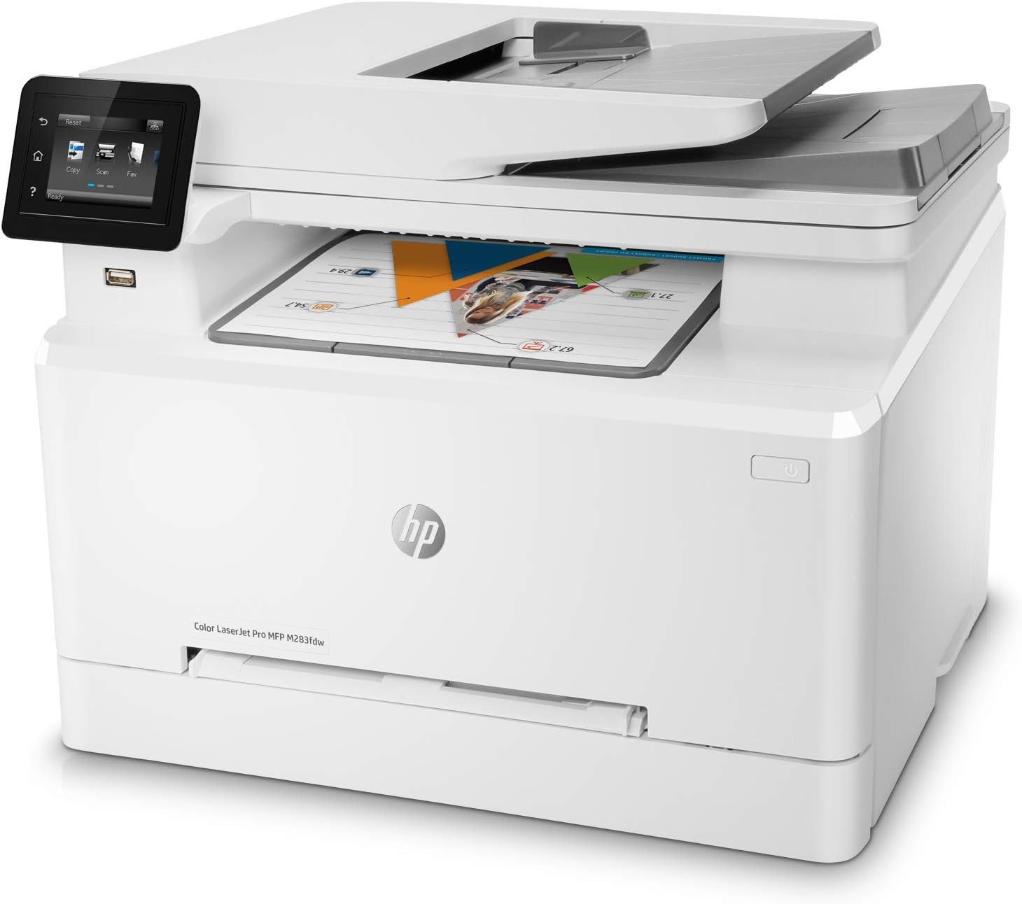 HP Color LaserJet Pro M283fdw Wireless All-in-One Laser Printer, Remote Mobile Print, Scan & Copy, Duplex Printing, Works with Alexa (7KW75A): Electronics