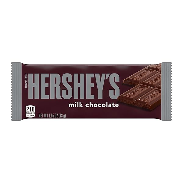 HERSHEY’S MILK CHOCOLATE CANDY BAR, 1.55 OZ