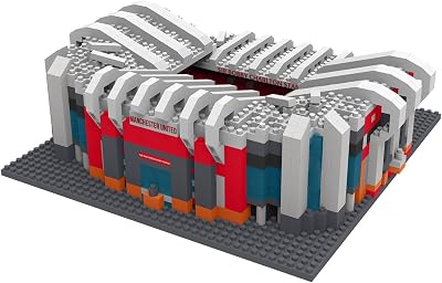 FOCO Official Manchester United Old Trafford 3D BRXLZ Stadium Set 1,526 pcs