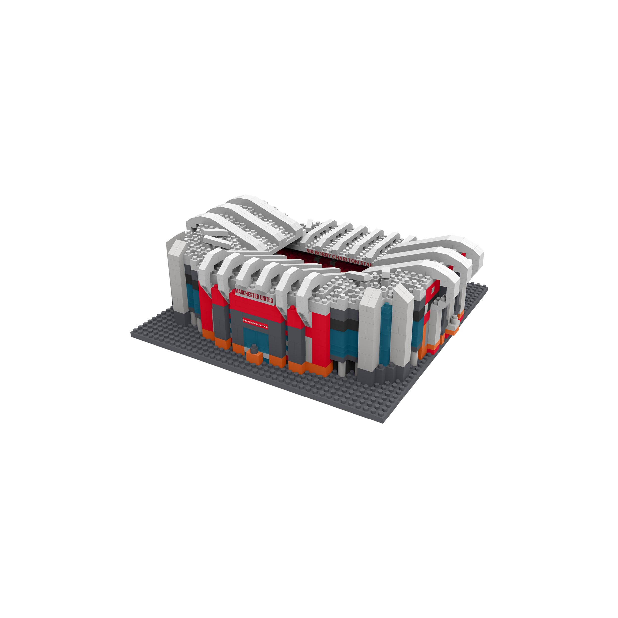 FOCO Officially Licensed Manchester United FC Old Trafford 3D Bricks Mini BRXLZ Football Stadium Construction Set - Premier League Model - 1,526 Pieces - Ages 12+ - Sports Merchandise โ image 1