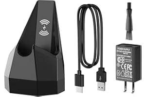 KWRNVO for Manscaped 4.0 Charger Dock, Charging Dock for Manscaped The Lawn Mower 4.0 Electric Groin Hair Trimmer Charger with 4.9FT USB Cable