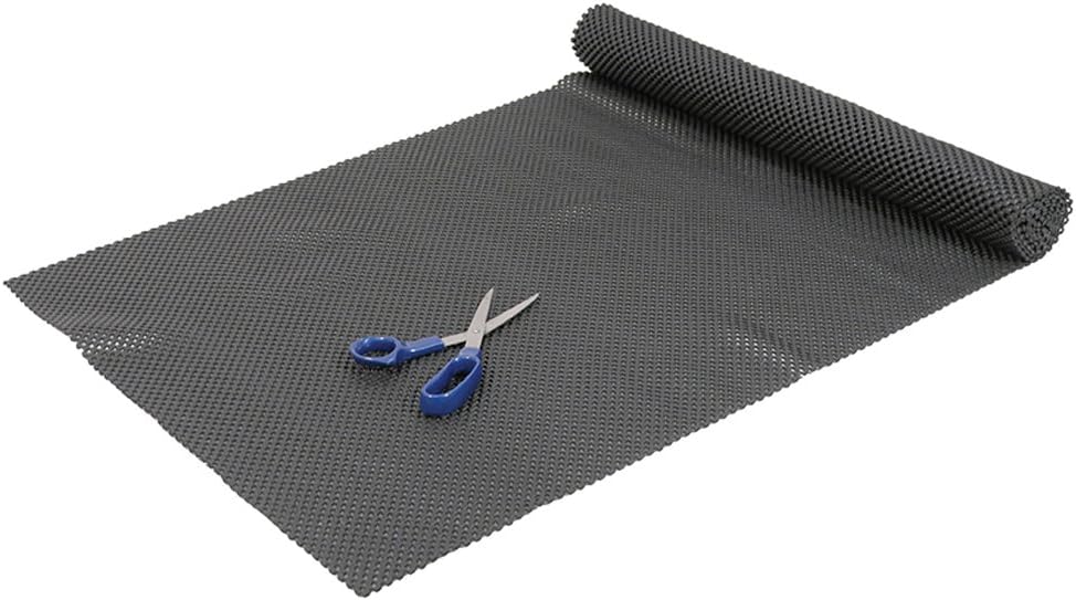 Tenura Non Slip Waterproof Black Easy to Cut 1820x508mm Fabric Roll Ideal for use Lining Draws, Shelves and Work tops