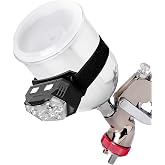 Paint Spray Gun Light 2500 Lumens USB Rechargeable Attachment | 7 Mode Super Bright Work Light With 45 Degree Adjustable Body