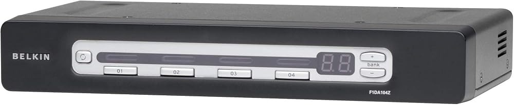 Belkin OmniView Pro3 Series 4-Port KVM Switch On-Screen Display PS/2 USB