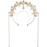 BLESSUME Halo Crown Mary Goddess Headband Women's Halloween Costume Goddess Headpiece