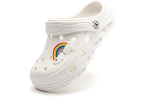 WOUEOI Kid's Girls Boys Clogs Garden Shoes Cartoon Slides Sandals Beach Slipper Children