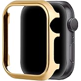 Case Metal Compatible with iWatch Series 10, Stainless Steel Protector Cases Scratch Resistant Bling Frame Cover Shockproof Sleeve Women Compatible with Apple Watch 42mm Rugged Shell Bumper Series 10