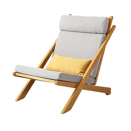 WSSF- Relax Plegable Silla de salón de Madera Curvada ...