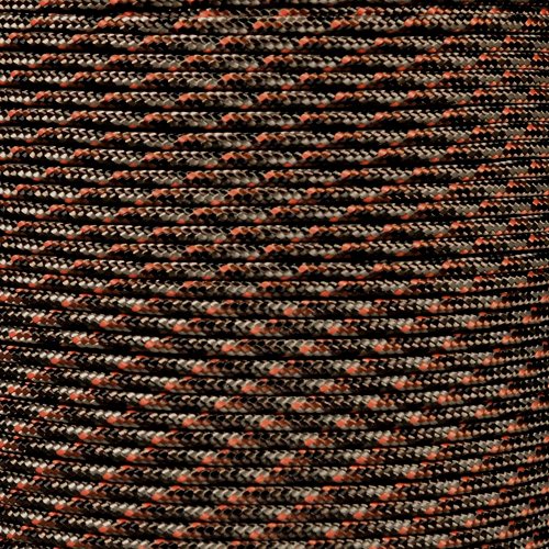 PARACORD PLANET 10, 25, 50, and 100 Foot Hanks of 425 Paracord (3mm) - Made of 100% Nylon for Tactical, Crafting, Survival, General Use, and Much More (Fall Camo, 100 Feet)