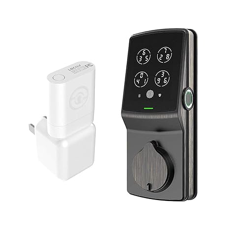 Lockly Secure Link Wifi Smart Hub Door Sensor Bundle With