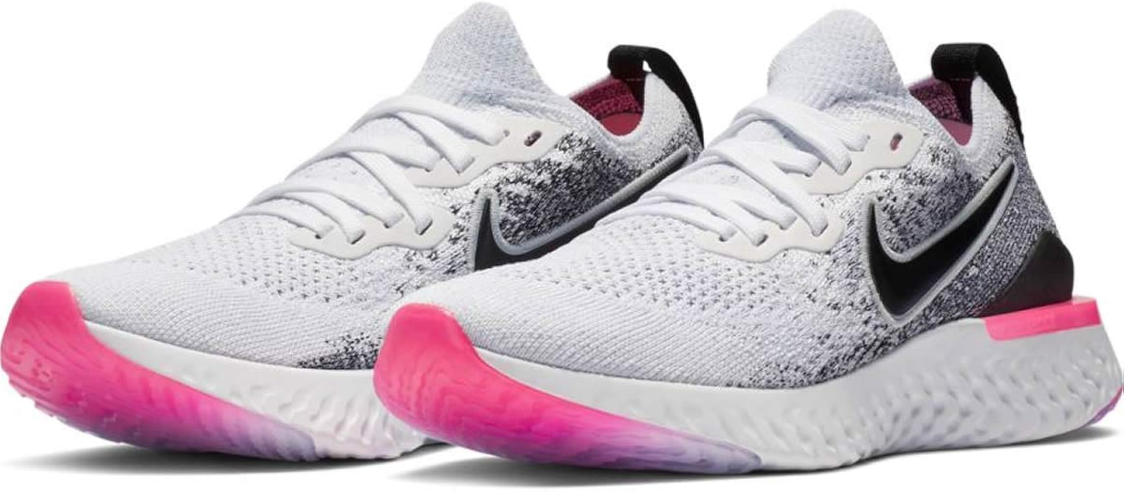 nike running epic react sneakers in pink