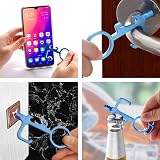 Geluode 6pk Anti-Contact Door Opener Tool Zinc Alloy Stylus Keychain 6 Colors view 4
