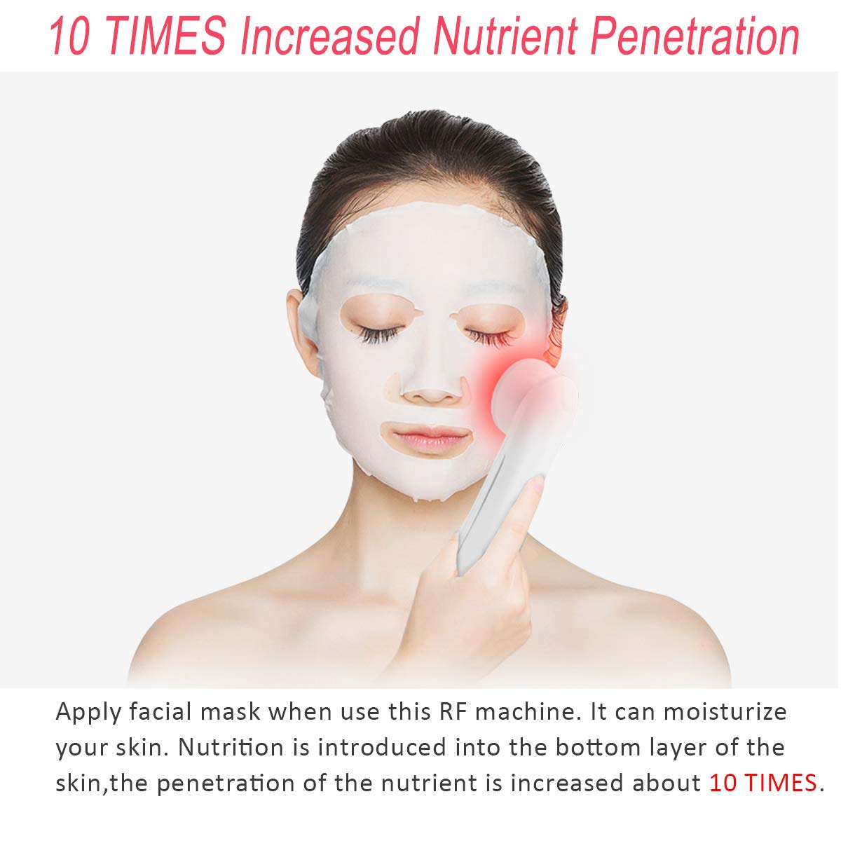 Face Lift Device Skin Firming Massager for Skin Whitening Beauty Skin Care Device MEILYLA White: Beauty