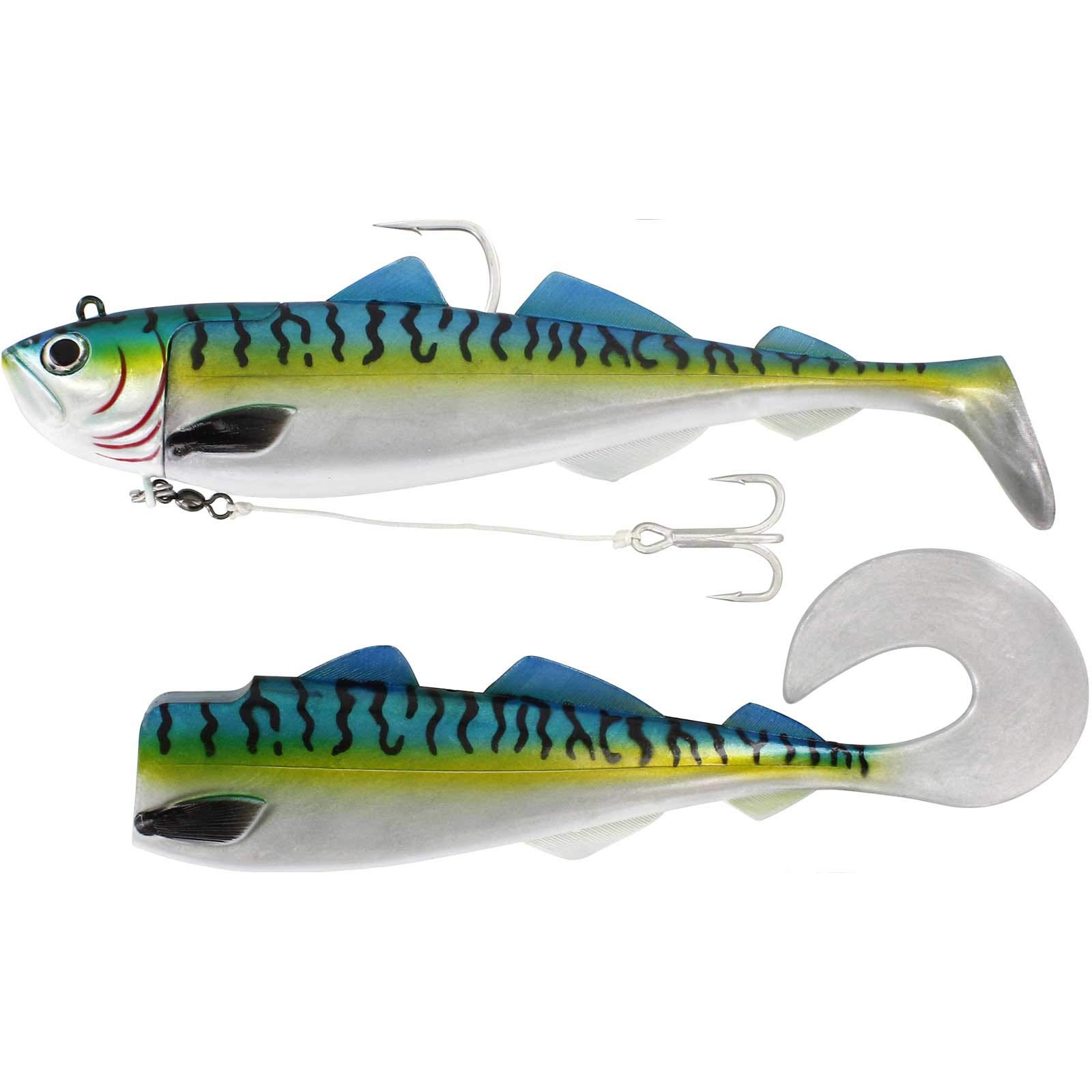 Westin Crazy Daisy 18 cm 180 g rubber bait for sea fishing, rubber fish for cod and halibuts, sea bait for pilk and jigging, Mackrel