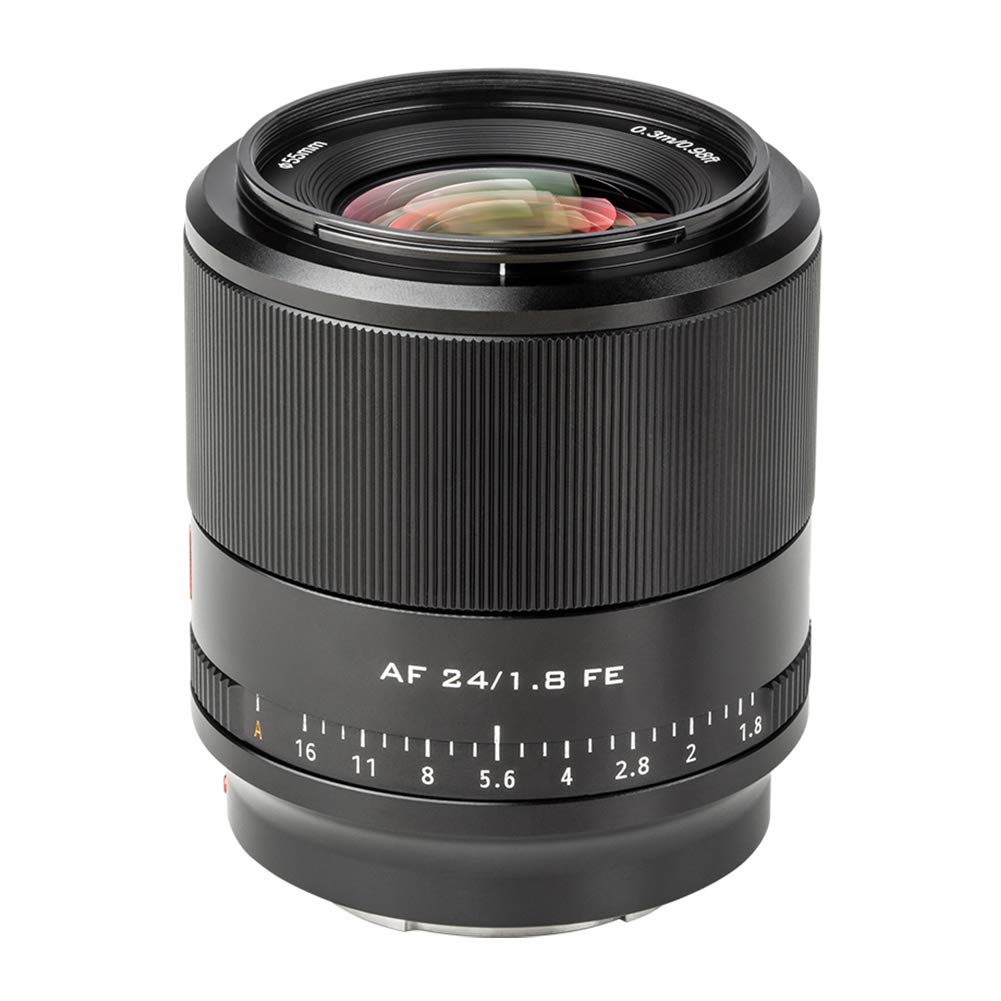 VILTROX 24mm F1.8 STM Full Frame Wide Angle Fixed Focus Auto Focus Camera Lens for Sony FE Mount Cam