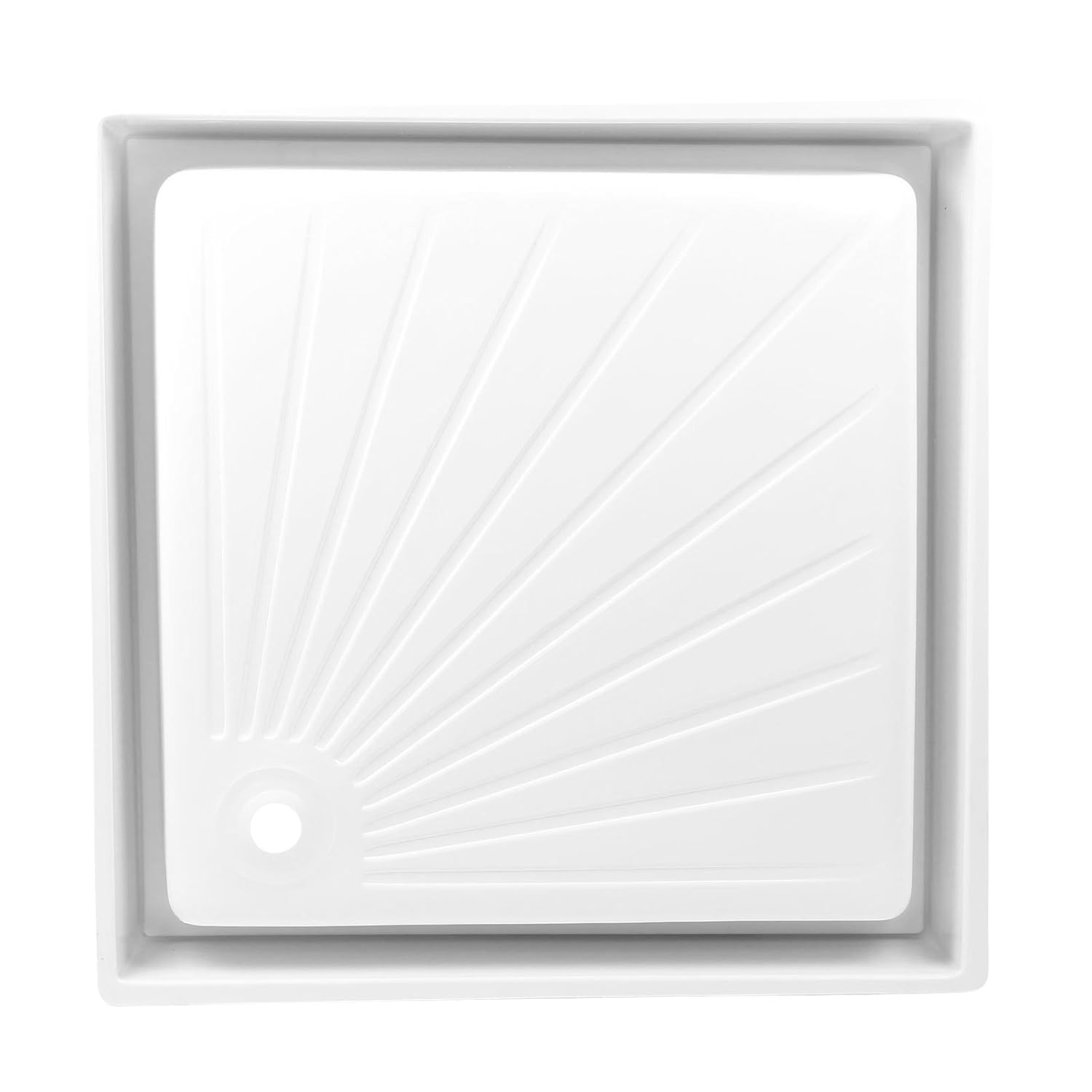 Automotive 60 x 60 x 10 cm, ABS plastic with outlet Shower tray for