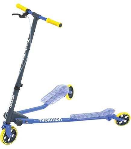 Amazon.com: Yvolution Fliker Drift Scooter, 3-Wheels Wiggle