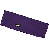 Lupa Kids Handmade Unisex Triple-Layer Micro Fleece Headband - Warm and Cozy Ear Muff (Dark Purple)
