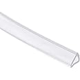 uxcell Trim Seal, PVC U-Seal Channel Edge Protector Sheet, Fits 3-5mm Edge 5Meters/16.4Ft Length, 0.28" Height Transparent
