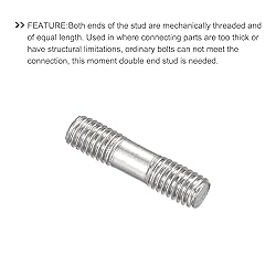 METALLIXITY Double Ended Stud Screws