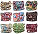 9PCS Face Mask Bandanas Headband Head Wrap Scarf Neck Warmer Headwear Balaclava for for Dust Sun Wind (Beauty of Peacock)