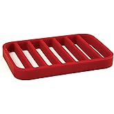 Norpro, Red Rectangle Silicone Roasting Rack, 1 EA