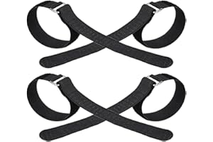 COMPUKAS 4pcs Slip Crampons Strap for Shoes Non-slip Mountaineering Ice Grippers Outdoor Use