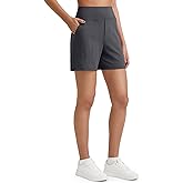 G4Free EverGoing Women's Athletic Shorts High Waisted 5'' Running Yoga Summer Casual Shorts with Pockets