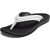 OLUKAI Ohana Women's Beach Sandals, Water Resistant Flip Flops, Arch Support & Comfort Fit, Lightweight & Durable, Enhanced Grip & Traction