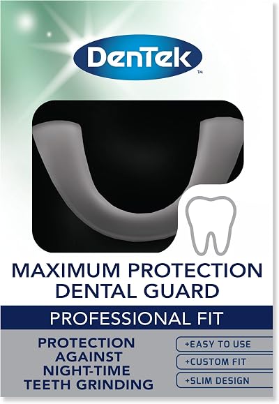 DenTek Maximum Protection Dental Guard Bruxism Mouth Guard Upper Teeth