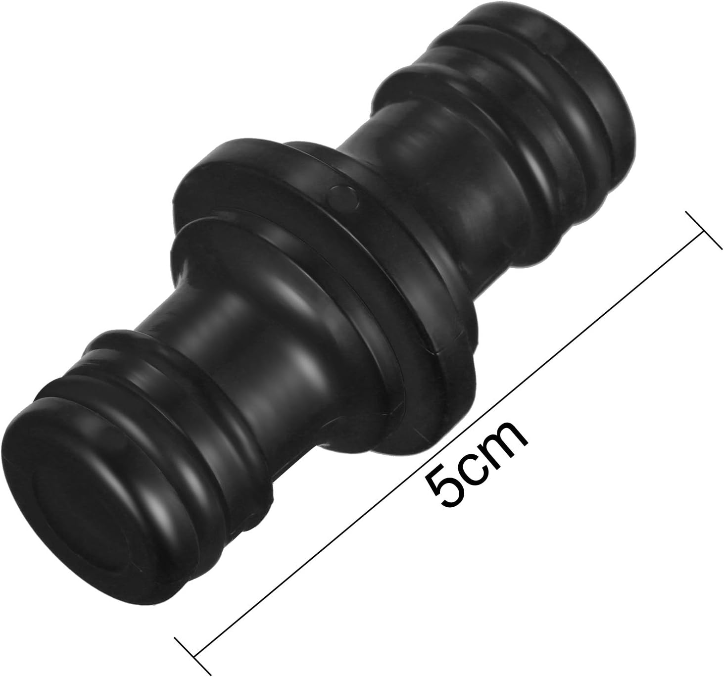 6 Pack Double Male Hose Connectors Extender for Join Garden Hose Pipe