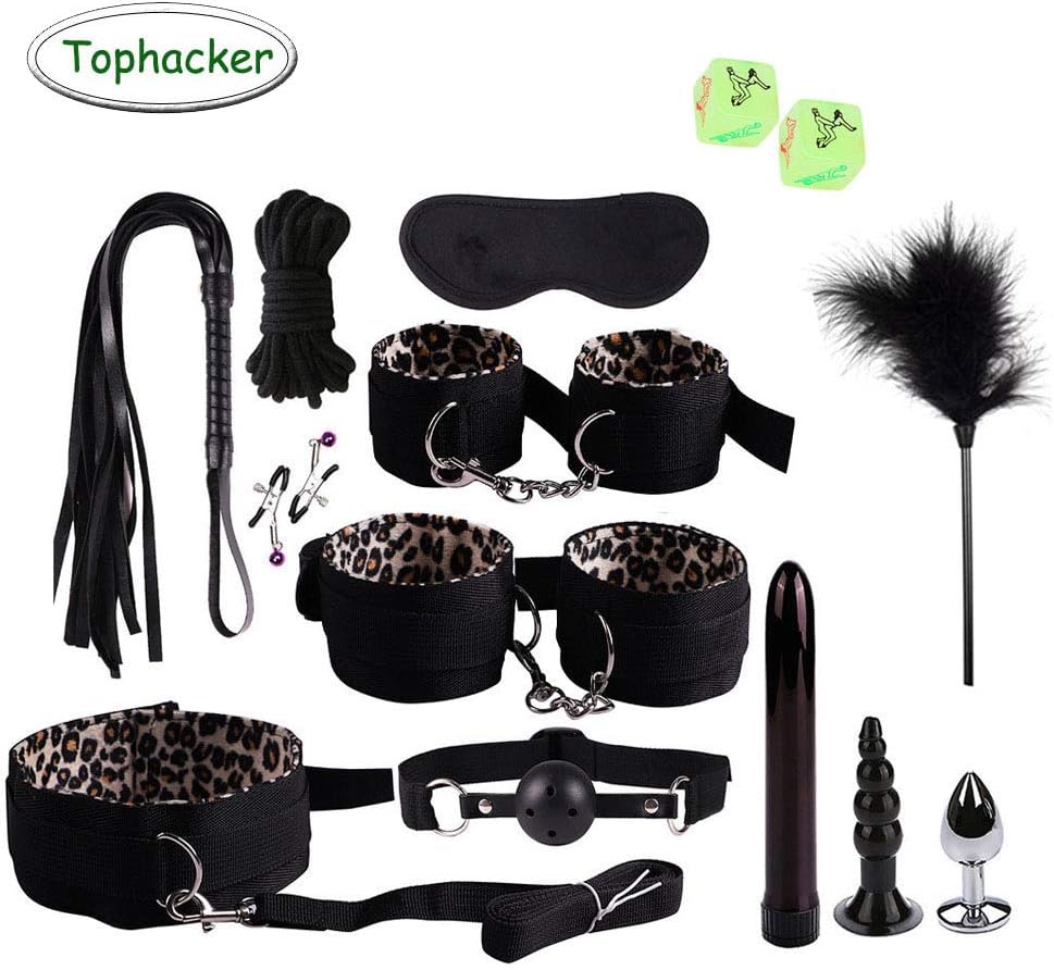 Tophacker Nylon Leopard Print Romantic Set