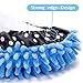 Lemostaar Dust Mop Shoes Slippers - Sweeping Slippers, Microfiber Mop Heads Cover, Soft Multi Purpose Dust Mop Socks Washable & Reusable – 3 Pairs with Free 2 Absorbent Cleaning Towels