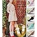 FOXNOVO 5 Pairs of Vintage Lace Cotton Ruffle Frilly Ankle Crew Socks