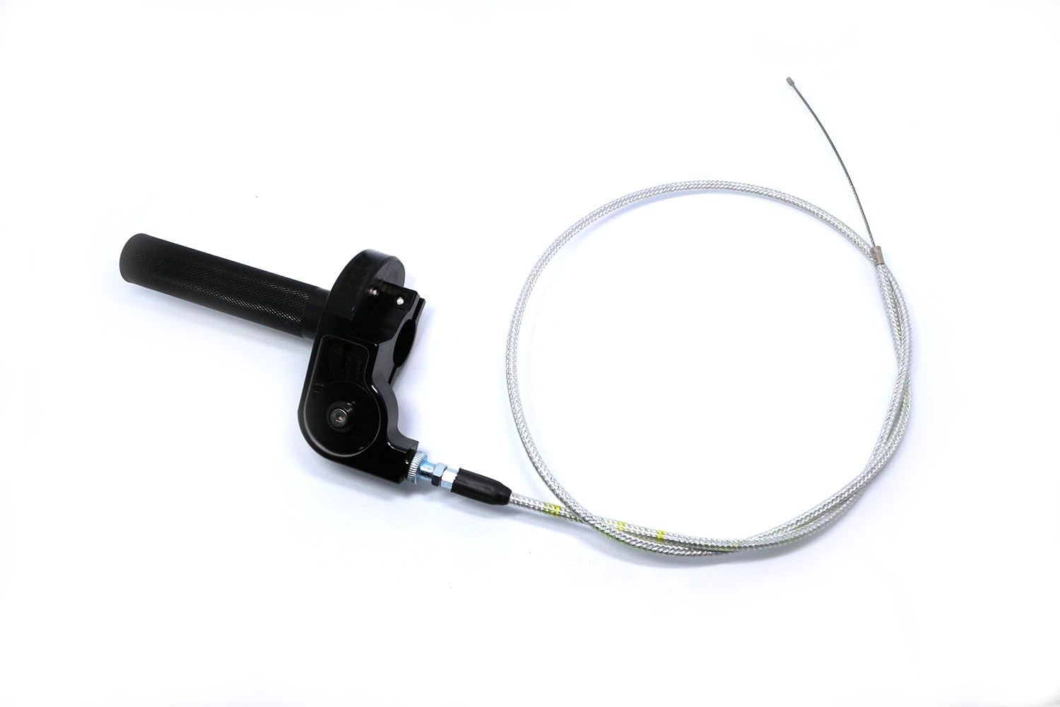 CNC Twister Throttle Assembly + Cable for Coolster Tao Tao Bosuer KAYO Xmotor Apollo Chinese Dirt Pit Bike Motorcycle (Black)
