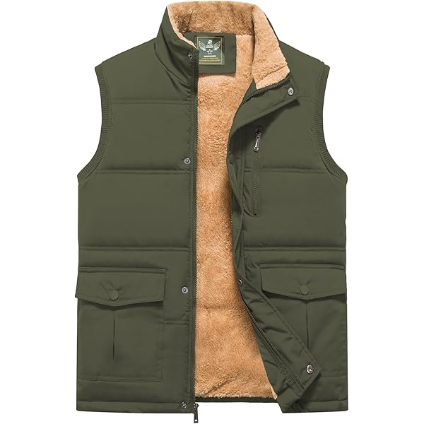 Neecan Mens Outdoor Vest Classic Fleece Outerwear Sleeveless
