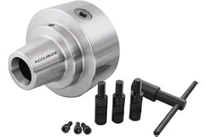Accusize Industrial Tools 5C 5'' Collet Chuck with Integral D1-4 Camlock Mounting, 5/8'' Stud, 0269-0014