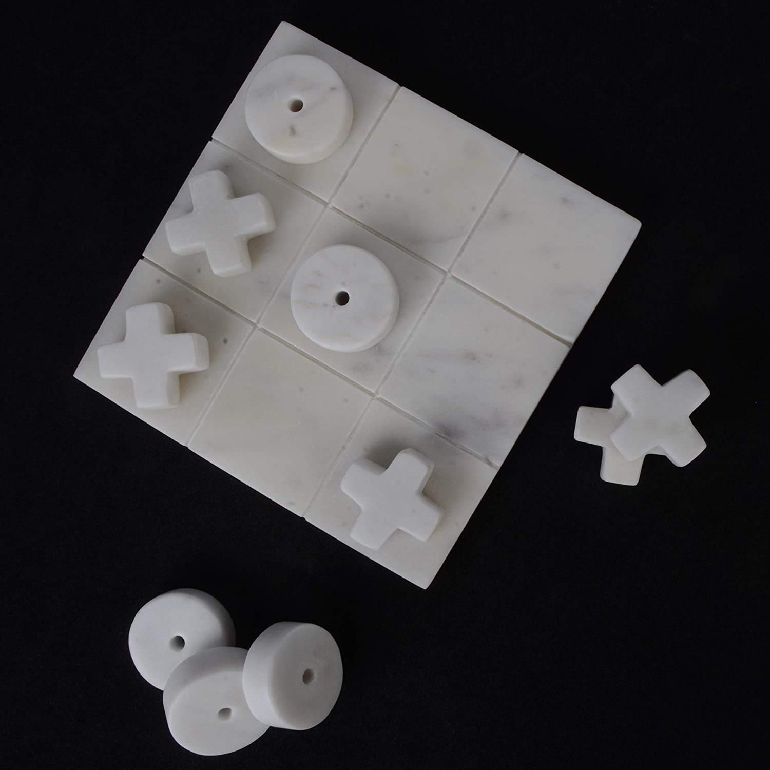 marble noughts and crosses set